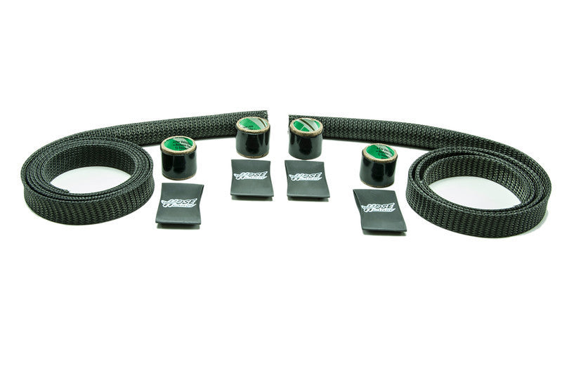 Carbon Fiber/Kevlar Heater Hose Kit BLACK