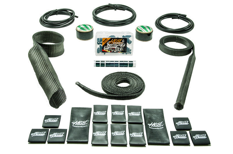 Hotrod Kit Black Carbon Fiber/Kevlar Includes Upper Skins & Boa Clamps
