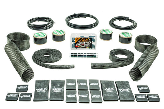 Hotrod Kit Black Carbon Fiber/Kevlar  Includes Upper/Lower Skins & Boa Clamps