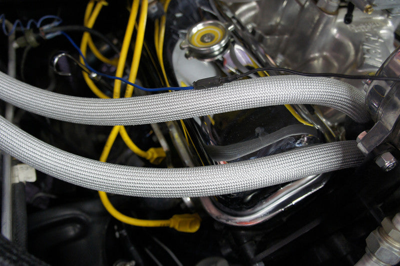 Dragon Skin Heater Hose Kit Silver