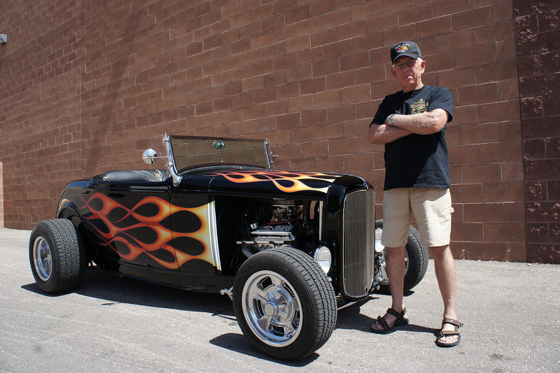 Rick's 32 Roadster with Red Carbon Fiber/Kevlar Hotrod Kit
