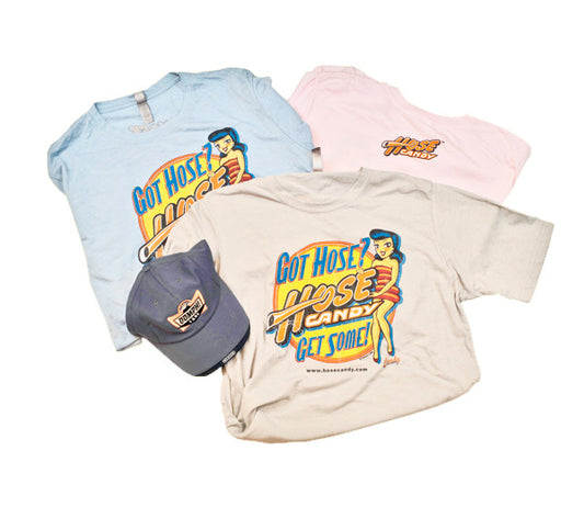 All three colors of shirts.  Blue, Gray and Pink.