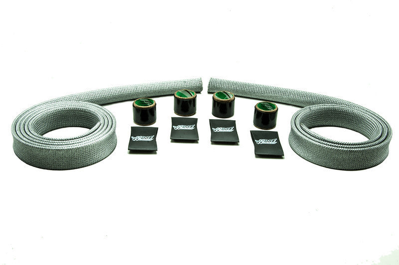 Dragon Skin Heater Hose Kit Silver