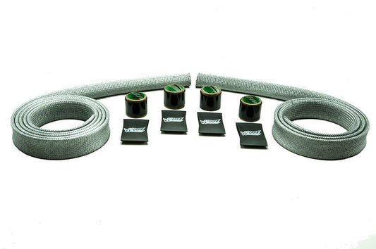 Dragon Skin Heater Hose Kit Silver